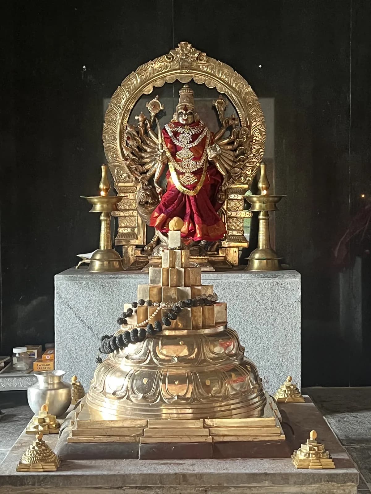 Chandi Homa performed at home in Peenya, Bangalore by a Gopuja Vedic pandit