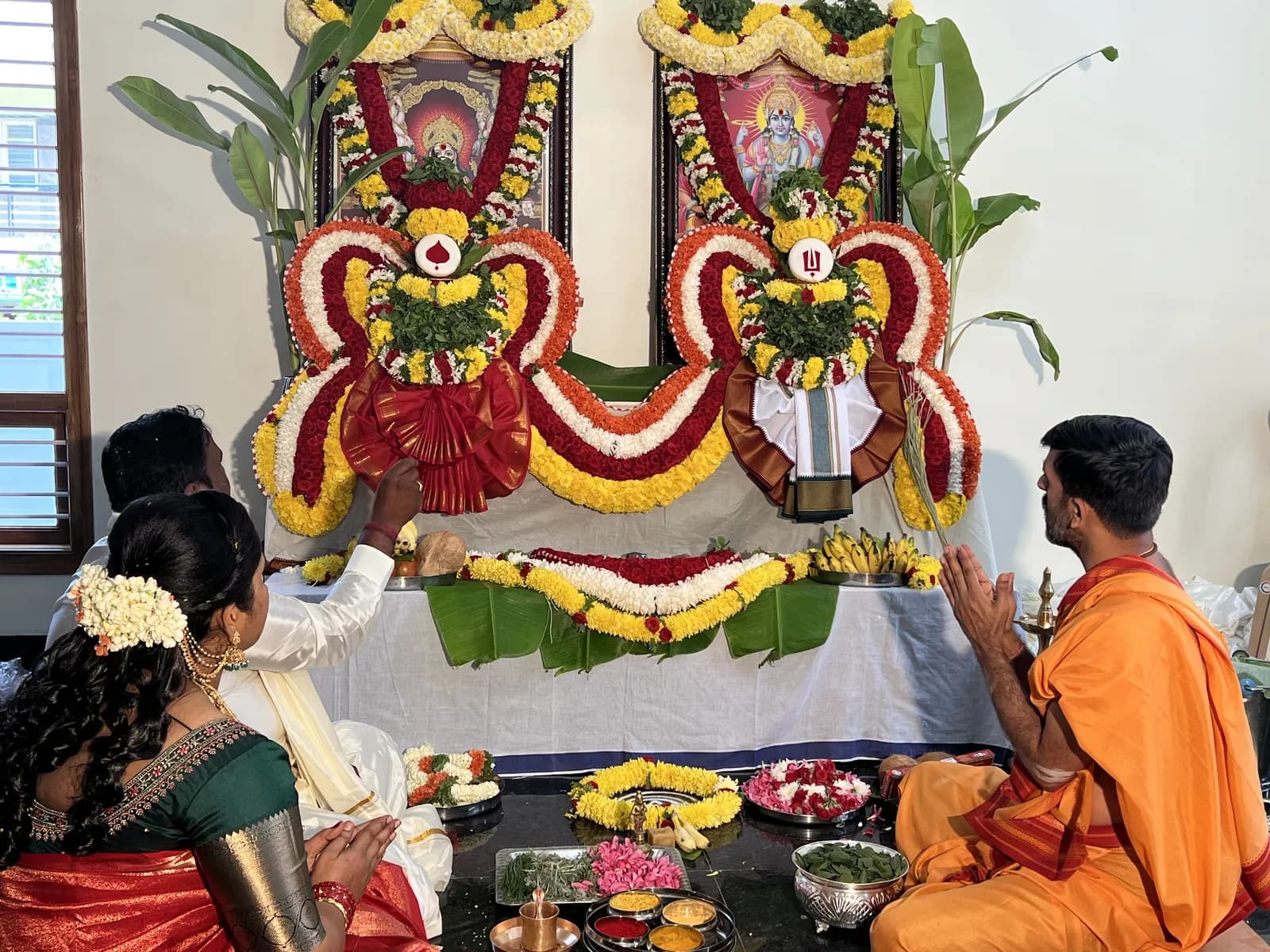 Nitya Puja (Daily Rituals) performed at home in Kannur, Bangalore by a Gopuja Vedic pandit