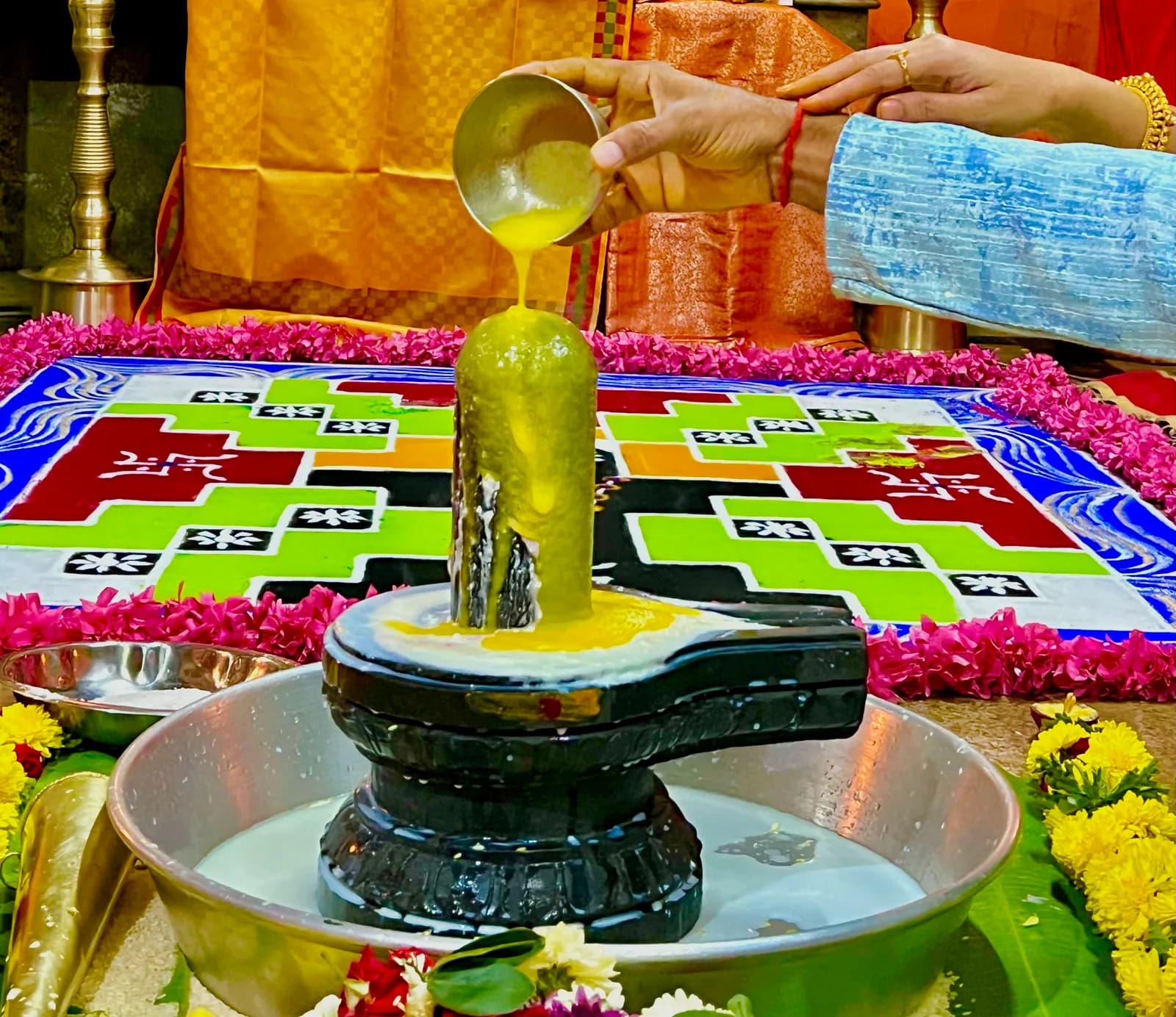 Rudrabhishekam performed at home in HSR Layout, Bangalore by a Gopuja Vedic pandit
