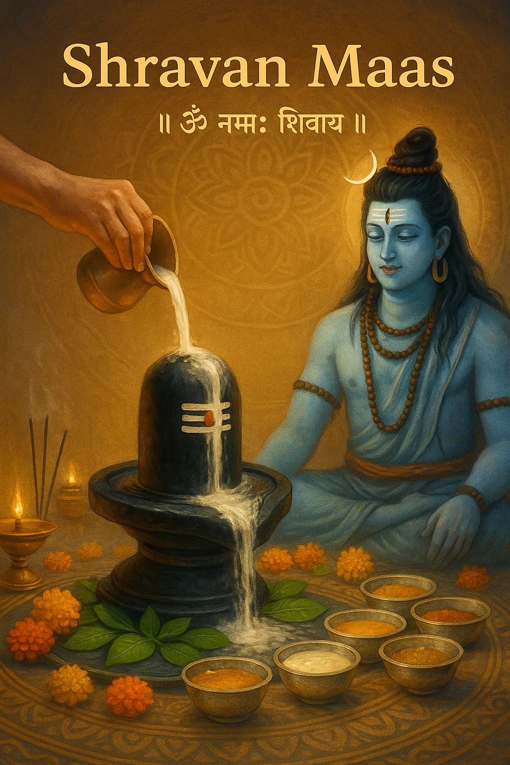 Ekadasha Rudra Puja performed at home in Malleshwaram, Bangalore by a Gopuja Vedic pandit