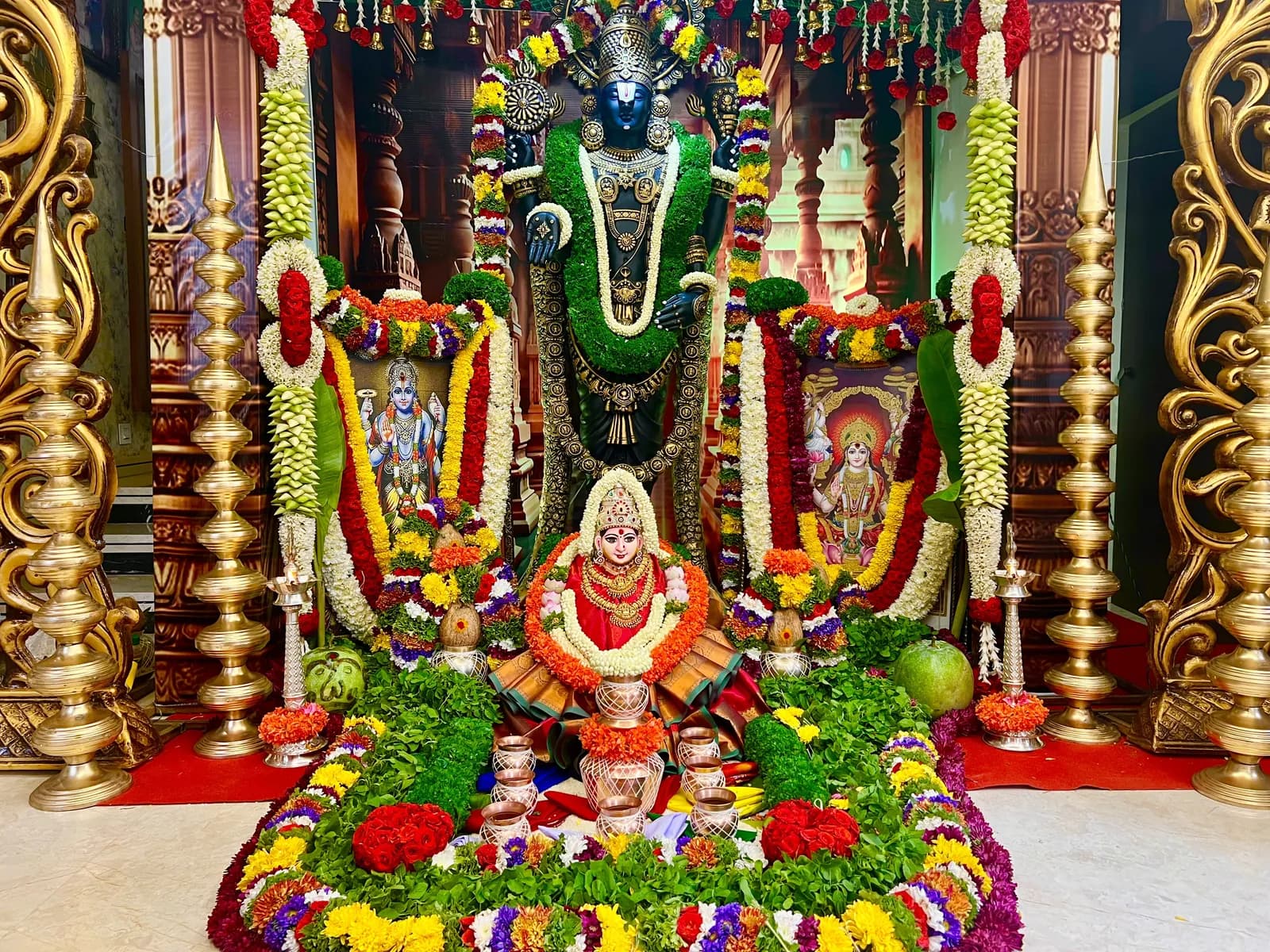 Ugadi Puja performed at home in Whitefield, Bangalore by a Gopuja Vedic pandit