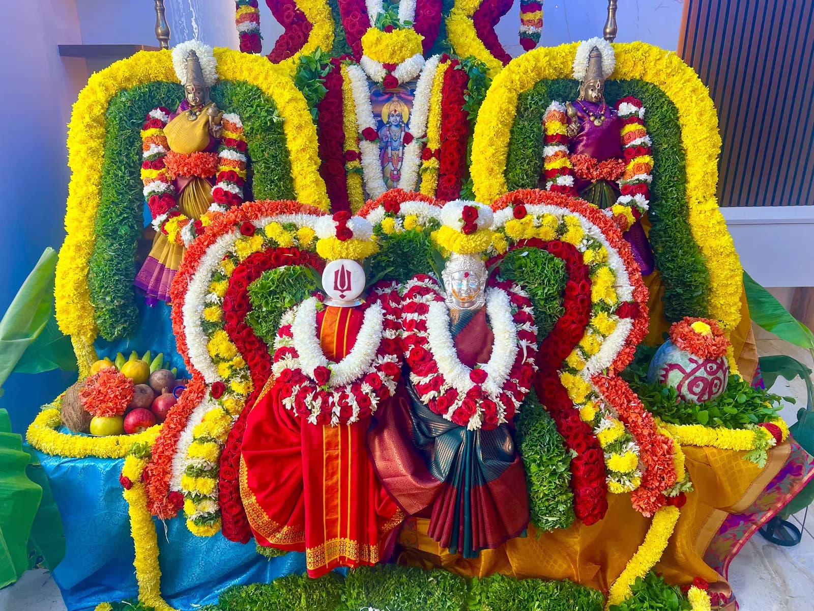 Group / Community Puja performed at home in Bagalur, Bangalore by a Gopuja Vedic pandit