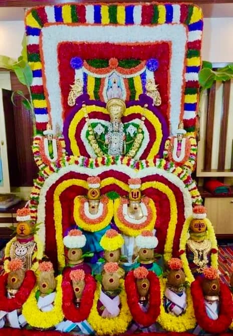 Santana Gopala Puja performed at home in Singasandra, Bangalore by a Gopuja Vedic pandit